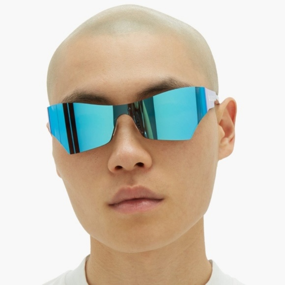 balenciaga shield sunglasses